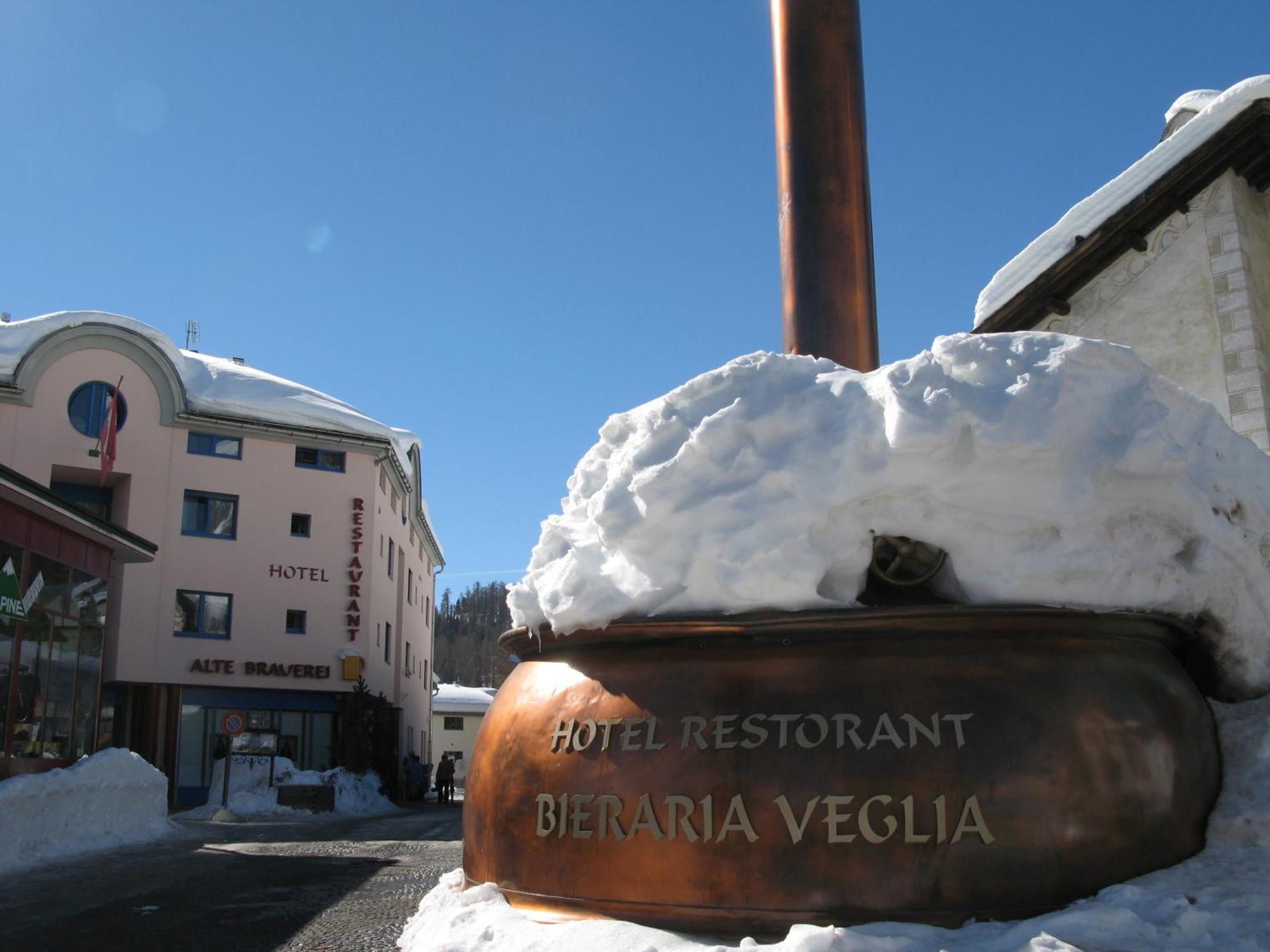 Hotel Restaurant Alte Brauerei Celerina/Schlarigna Екстер'єр фото